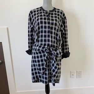 Rag & Bone plaid tie dress. Rag and Bone